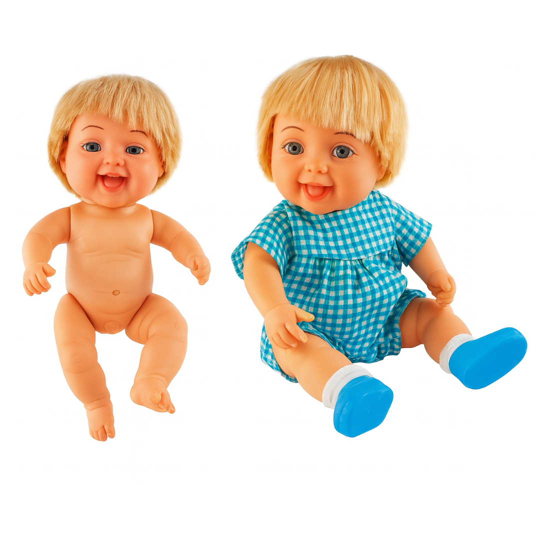 Boneco Menino Branco com Genitália – Articulado e Educativo